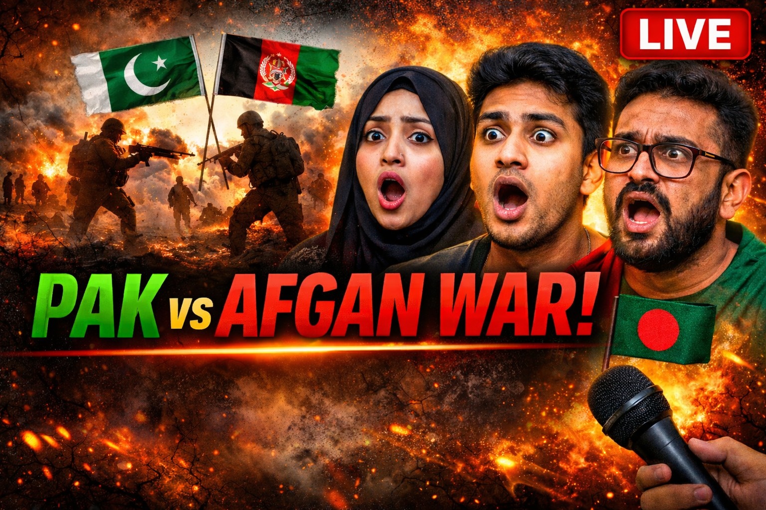 আফগানিস্তান বনাম পাকিস্তান যুদ্ধ: বাংলাদেশিদের প্রতিক্রিয়া